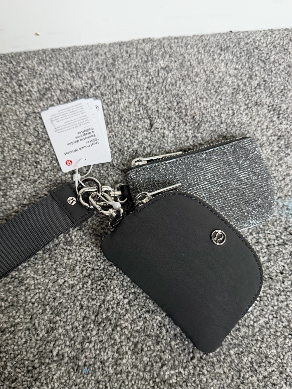 NWT Lululemon Dual Pouch Wristlet